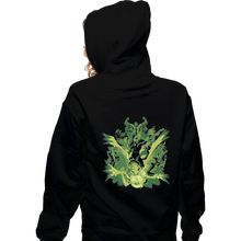 Load image into Gallery viewer, Shirts Pullover Hoodies, Unisex / Small / Black Alien Hero
