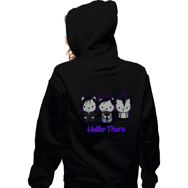 Shirts Zippered Hoodies, Unisex / Small / Black Hello There