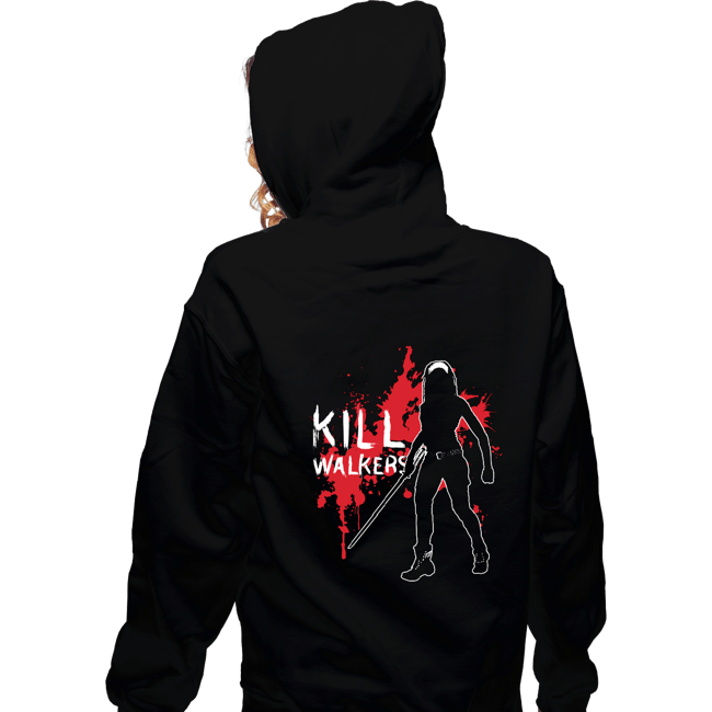 Shirts Zippered Hoodies, Unisex / Small / Black Kill Walkers