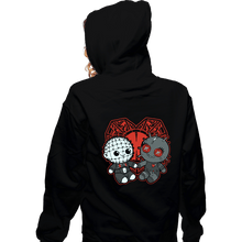 Load image into Gallery viewer, Daily_Deal_Shirts Zippered Hoodies, Unisex / Small / Black Pinhead Love
