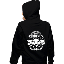 Load image into Gallery viewer, Shirts Zippered Hoodies, Unisex / Small / Black Three-headed Dog
