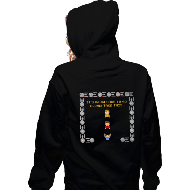 Secret_Shirts Zippered Hoodies, Unisex / Small / Black Take This Red Shirt!