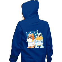 Load image into Gallery viewer, Daily_Deal_Shirts Zippered Hoodies, Unisex / Small / Royal Blue Blueynia
