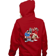 Load image into Gallery viewer, Daily_Deal_Shirts Zippered Hoodies, Unisex / Small / Red Showoff
