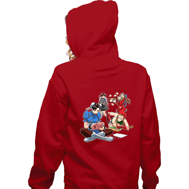 Daily_Deal_Shirts Zippered Hoodies, Unisex / Small / Red Showoff