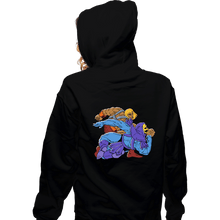 Load image into Gallery viewer, Daily_Deal_Shirts Zippered Hoodies, Unisex / Small / Black The Blond Knight Returns
