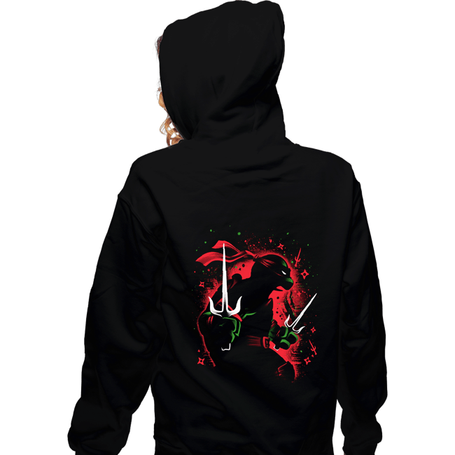 Daily_Deal_Shirts Zippered Hoodies, Unisex / Small / Black Rebel Ninja