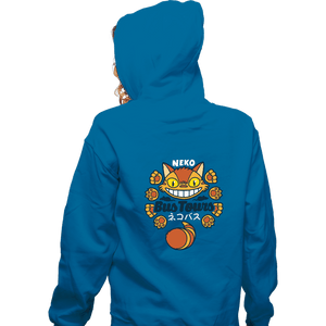 Shirts Zippered Hoodies, Unisex / Small / Royal Blue Neko Bus Tours