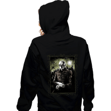 Load image into Gallery viewer, Secret_Shirts Zippered Hoodies, Unisex / Small / Black Portrait In Transylvania
