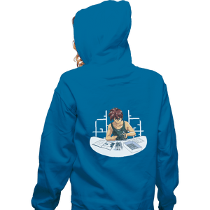 Shirts Pullover Hoodies, Unisex / Small / Sapphire Robot Builder