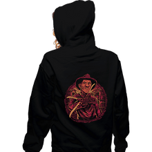 Load image into Gallery viewer, Daily_Deal_Shirts Zippered Hoodies, Unisex / Small / Black The Elm Street Slasher
