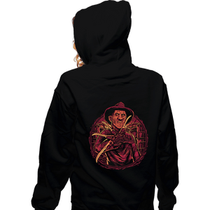 Daily_Deal_Shirts Zippered Hoodies, Unisex / Small / Black The Elm Street Slasher