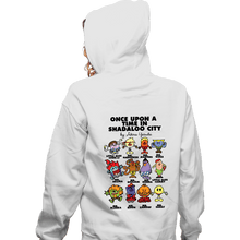 Load image into Gallery viewer, Daily_Deal_Shirts Zippered Hoodies, Unisex / Small / White Once Upon A Time In Shadaloo
