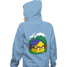 Load image into Gallery viewer, Secret_Shirts Zippered Hoodies, Unisex / Small / Royal Blue Mil HOUSE
