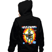 Load image into Gallery viewer, Daily_Deal_Shirts Zippered Hoodies, Unisex / Small / Black G.I.Zapp
