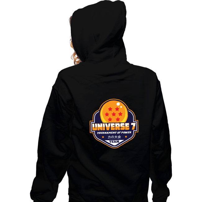Shirts Zippered Hoodies, Unisex / Small / Black Universe 7