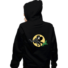 Load image into Gallery viewer, Shirts Zippered Hoodies, Unisex / Small / Black The Adventures Of Edward
