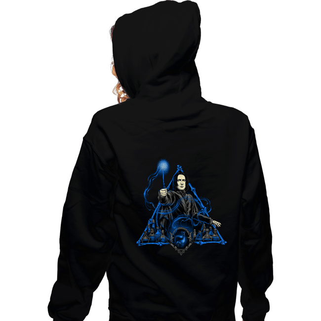 Daily_Deal_Shirts Zippered Hoodies, Unisex / Small / Black The Potions Master