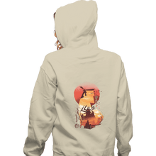 Load image into Gallery viewer, Shirts Pullover Hoodies, Unisex / Small / Sand Samurai Jack Sumi-e
