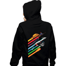 Load image into Gallery viewer, Shirts Zippered Hoodies, Unisex / Small / Black Spirited Streaks
