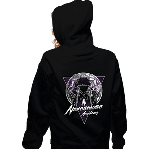 Shirts Zippered Hoodies, Unisex / Small / Black Stained Glass Moonlight