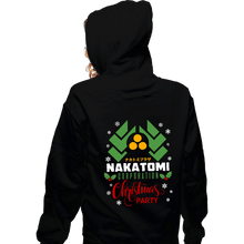 Load image into Gallery viewer, Daily_Deal_Shirts Zippered Hoodies, Unisex / Small / Black Nakatomi Christmas
