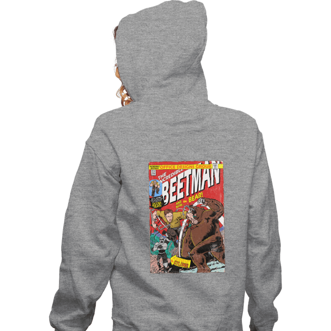 Secret_Shirts Zippered Hoodies, Unisex / Small / Sports Grey The Incredible Beetman