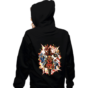 Daily_Deal_Shirts Zippered Hoodies, Unisex / Small / Black Explosion Magic