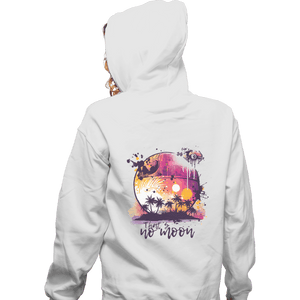 Shirts Zippered Hoodies, Unisex / Small / White Summer Side