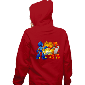 Shirts Zippered Hoodies, Unisex / Small / Red Ro Bro Fist