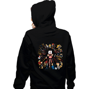 Daily_Deal_Shirts Zippered Hoodies, Unisex / Small / Black Courage Wick