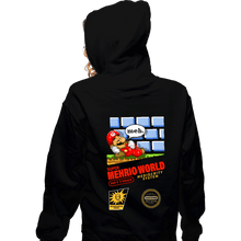 Load image into Gallery viewer, Daily_Deal_Shirts Zippered Hoodies, Unisex / Small / Black Super Mehrio World
