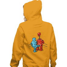 Load image into Gallery viewer, Shirts Zippered Hoodies, Unisex / Small / White Blue Kick!
