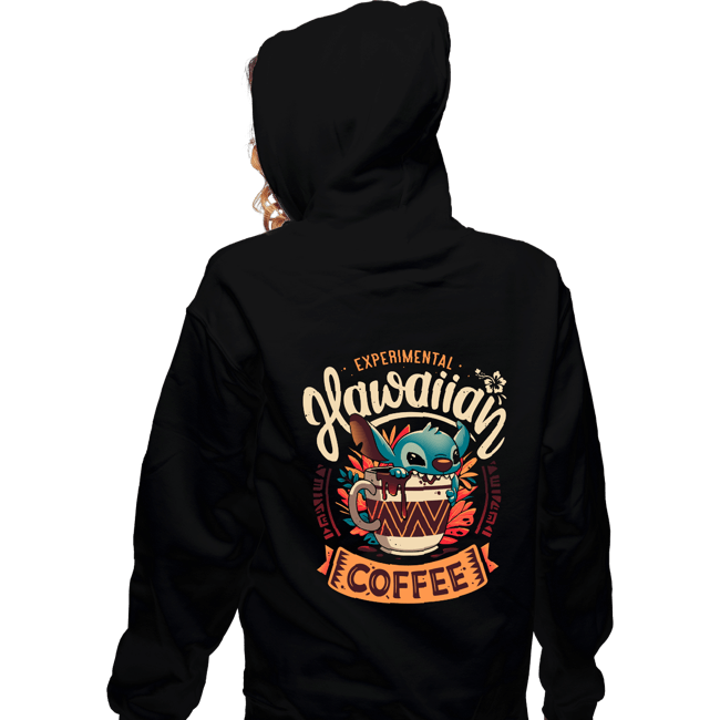 Daily_Deal_Shirts Zippered Hoodies, Unisex / Small / Black Experimental Coffee