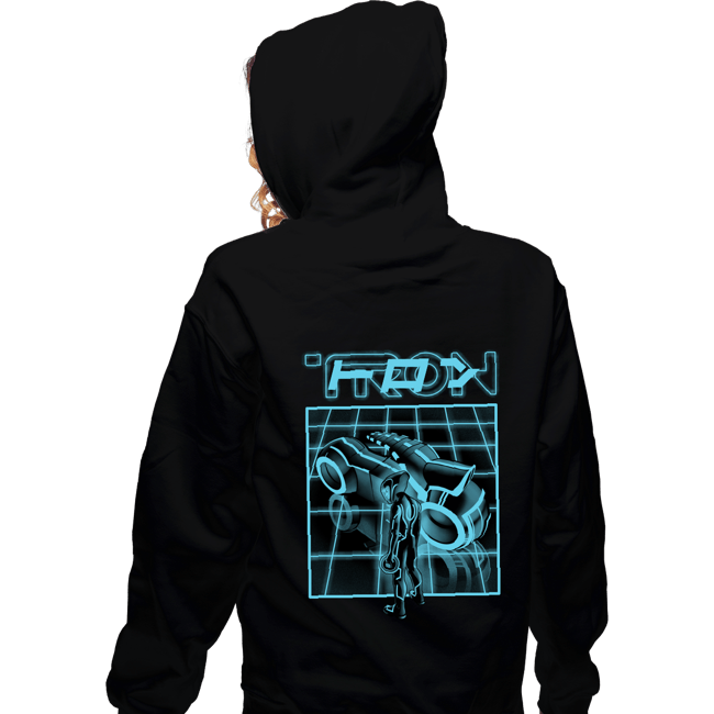 Daily_Deal_Shirts Zippered Hoodies, Unisex / Small / Black Enter The Grid