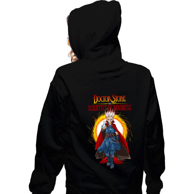 Daily_Deal_Shirts Zippered Hoodies, Unisex / Small / Black The Scientist Of Madness