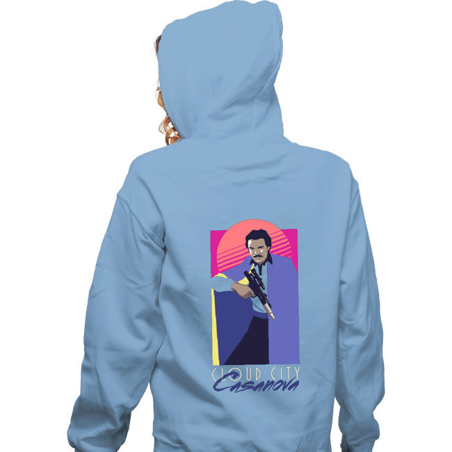 Daily_Deal_Shirts Zippered Hoodies, Unisex / Small / Royal Blue Cloud City Casanova