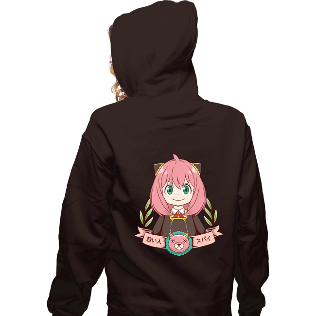 Secret_Shirts Zippered Hoodies, Unisex / Small / Dark Chocolate The Young Spy