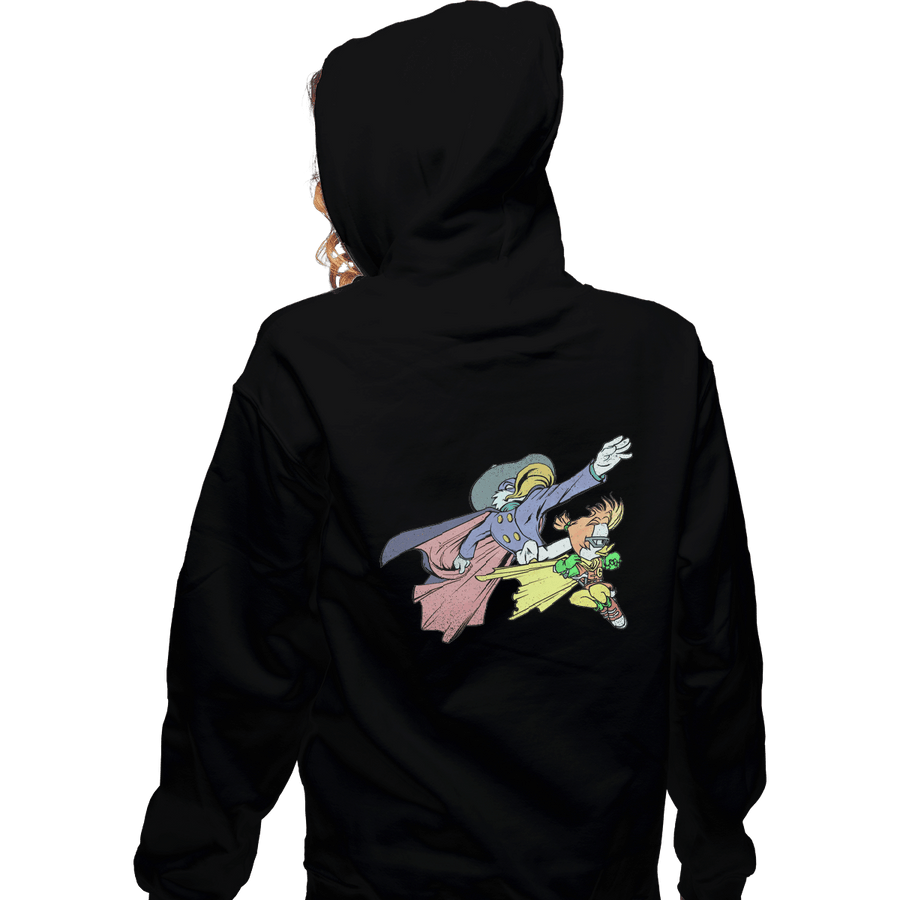 Shirts Zippered Hoodies, Unisex / Small / Black The Duck Knight