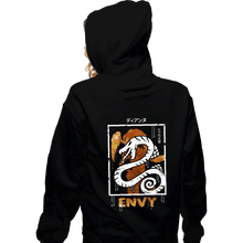 Load image into Gallery viewer, Shirts Zippered Hoodies, Unisex / Small / Black Sin of Envy Serpent

