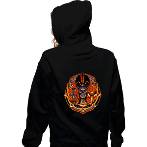 Daily_Deal_Shirts Zippered Hoodies, Unisex / Small / Black The Royal Vizer