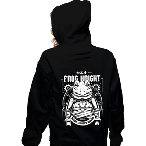 Shirts Zippered Hoodies, Unisex / Small / Black Frog