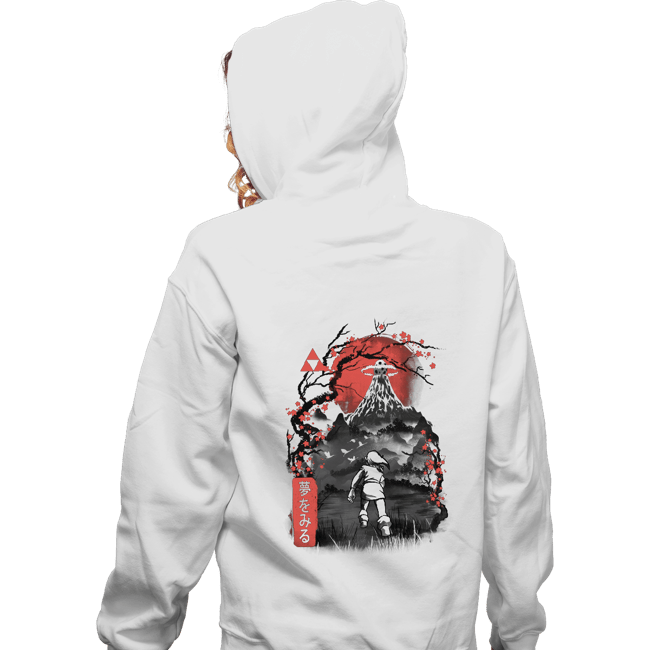 Daily_Deal_Shirts Zippered Hoodies, Unisex / Small / White Sumie Awakening
