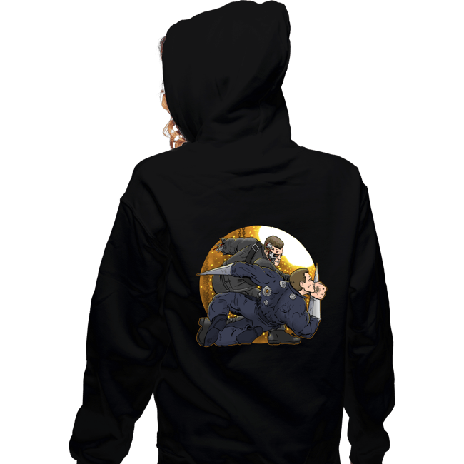 Secret_Shirts Zippered Hoodies, Unisex / Small / Black Terminator Punch