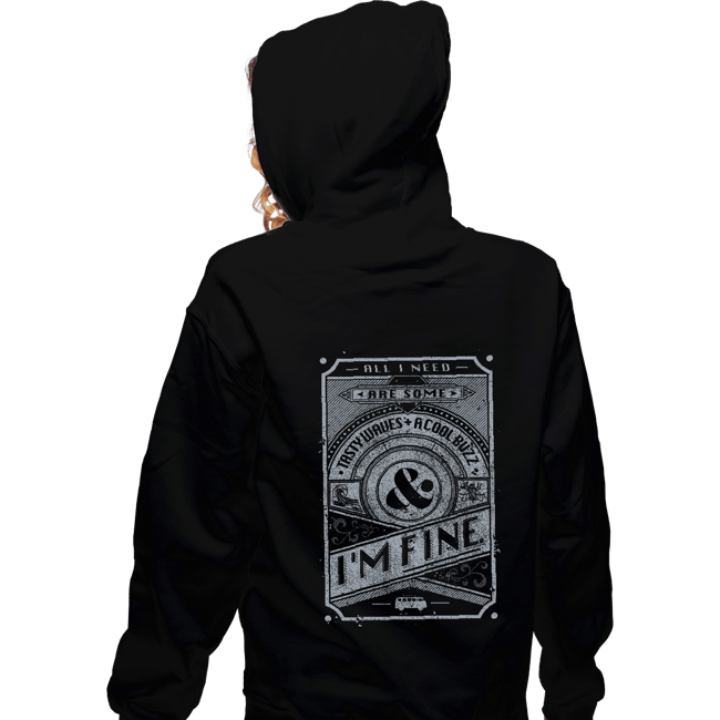 Shirts Zippered Hoodies, Unisex / Small / Black Tasty Waves