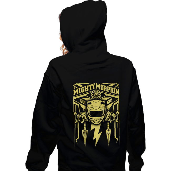 Shirts Zippered Hoodies, Unisex / Small / Black Yellow Ranger