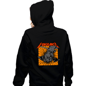 Daily_Deal_Shirts Zippered Hoodies, Unisex / Small / Black Bat Vengeance