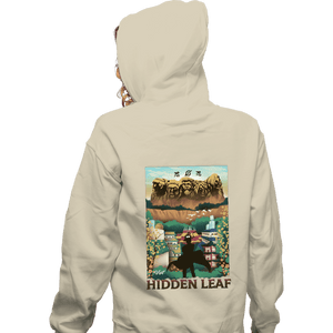 Daily_Deal_Shirts Zippered Hoodies, Unisex / Small / White Visit Hidden Leaf