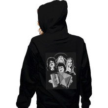 Load image into Gallery viewer, Shirts Pullover Hoodies, Unisex / Small / Black Bohemian Polka
