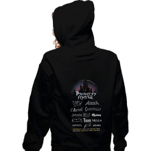 Load image into Gallery viewer, Shirts Zippered Hoodies, Unisex / Small / Black Princess Festival
